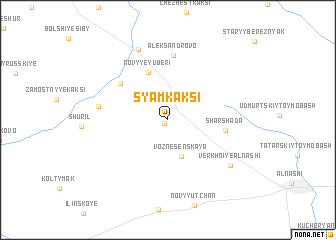 map of Syam-Kaksi