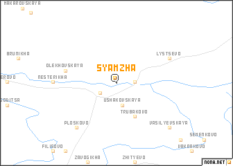 map of Syamzha