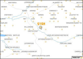 map of Syam