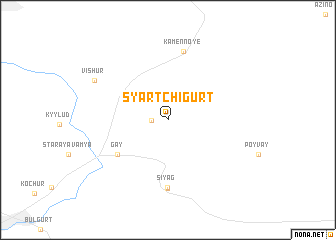 map of Syartchigurt