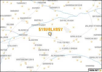 map of Syavalkasy