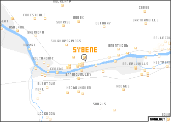 map of Sybene