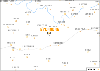 map of Sycamore