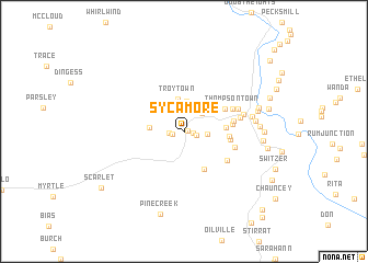 map of Sycamore