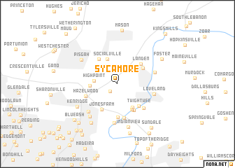 map of Sycamore