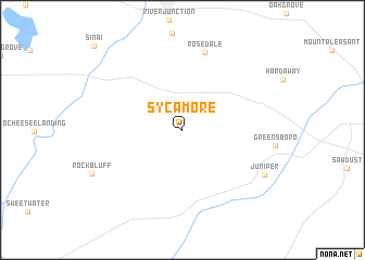 map of Sycamore