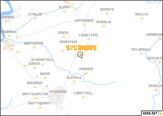 map of Sycamore