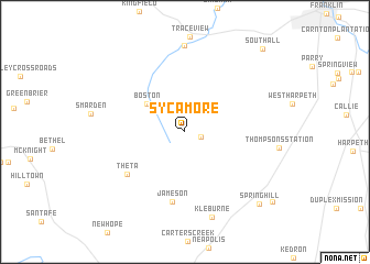 map of Sycamore