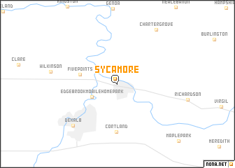 map of Sycamore