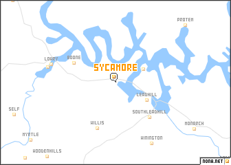 map of Sycamore