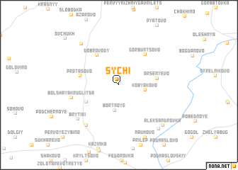 map of Sychi