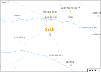 map of Sychi