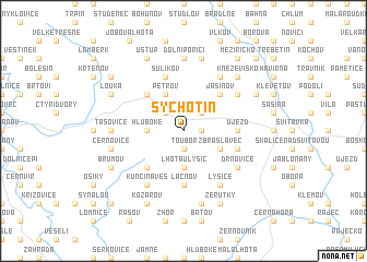 map of Sychotín