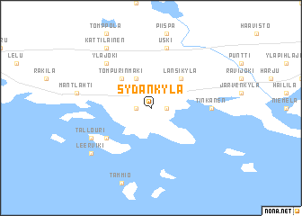 map of Sydänkylä