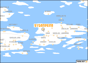 map of Sydänperä