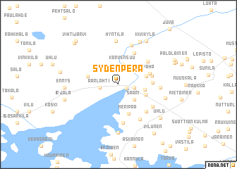 map of Sydenperä