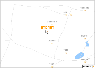 map of Sydney