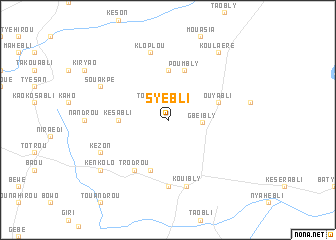 map of Syébli