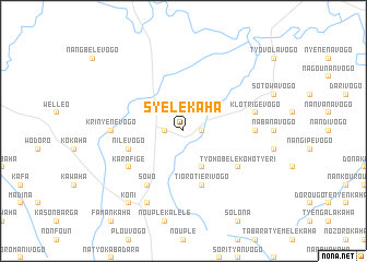 map of Syelèkaha