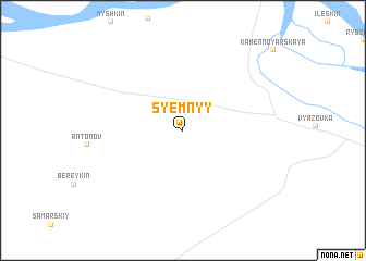 map of S”yëmnyy