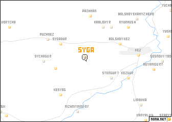 map of Syga