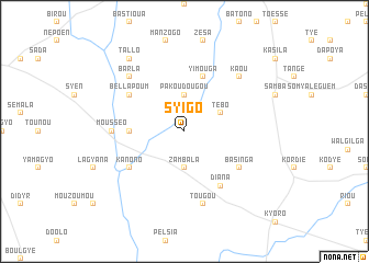 map of Syigo