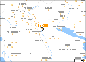 map of Sykéa