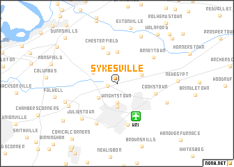 map of Sykesville