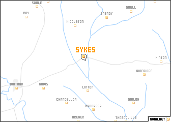 map of Sykes