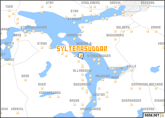 map of Syltenäs Uddar