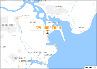 map of Sylvan Beach