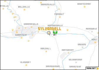 map of Sylvan Dell