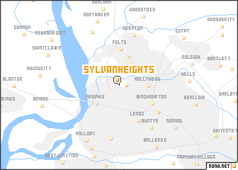 map of Sylvan Heights