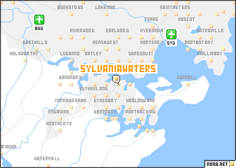 map of Sylvania Waters