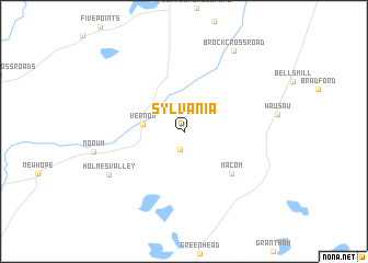 map of Sylvania