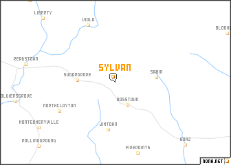 map of Sylvan