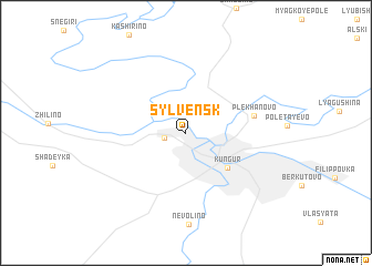 map of Sylvensk