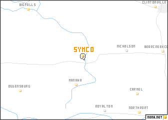 map of Symco