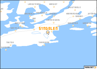 map of Syndalen