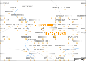 map of Syndyrëvka