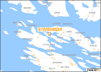 map of Synnevågen