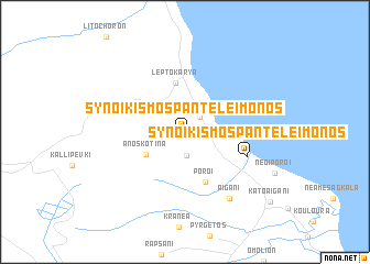 map of (( Synoikismós Panteleímonos ))