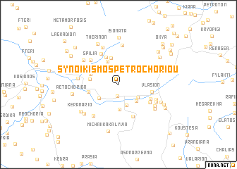 map of Synoikismós Petrochoríou