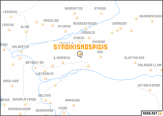 map of Synoikismós Pigís