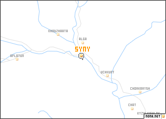 map of Syny