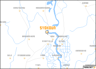 map of Syokoun