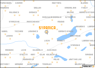 map of Sypanica