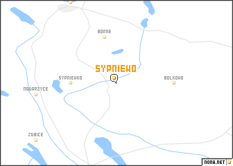 map of Sypniewo