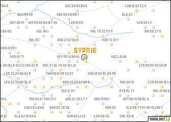 map of Sypnie