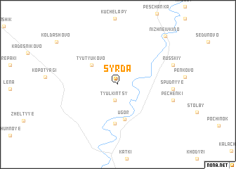 map of Syrda
